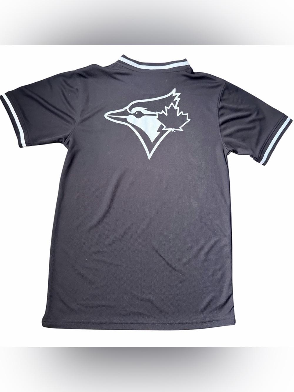 TORONTO BLUE JAYS MLB Baseball Jersey T-shirt Black Women’s Size Small BRAND NEW